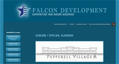 Desktop Screenshot of falcondevelopment.net