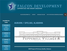 Tablet Screenshot of falcondevelopment.net